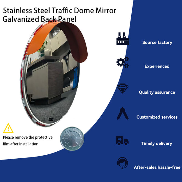 Stainless Steel Traffic Dome Mirror